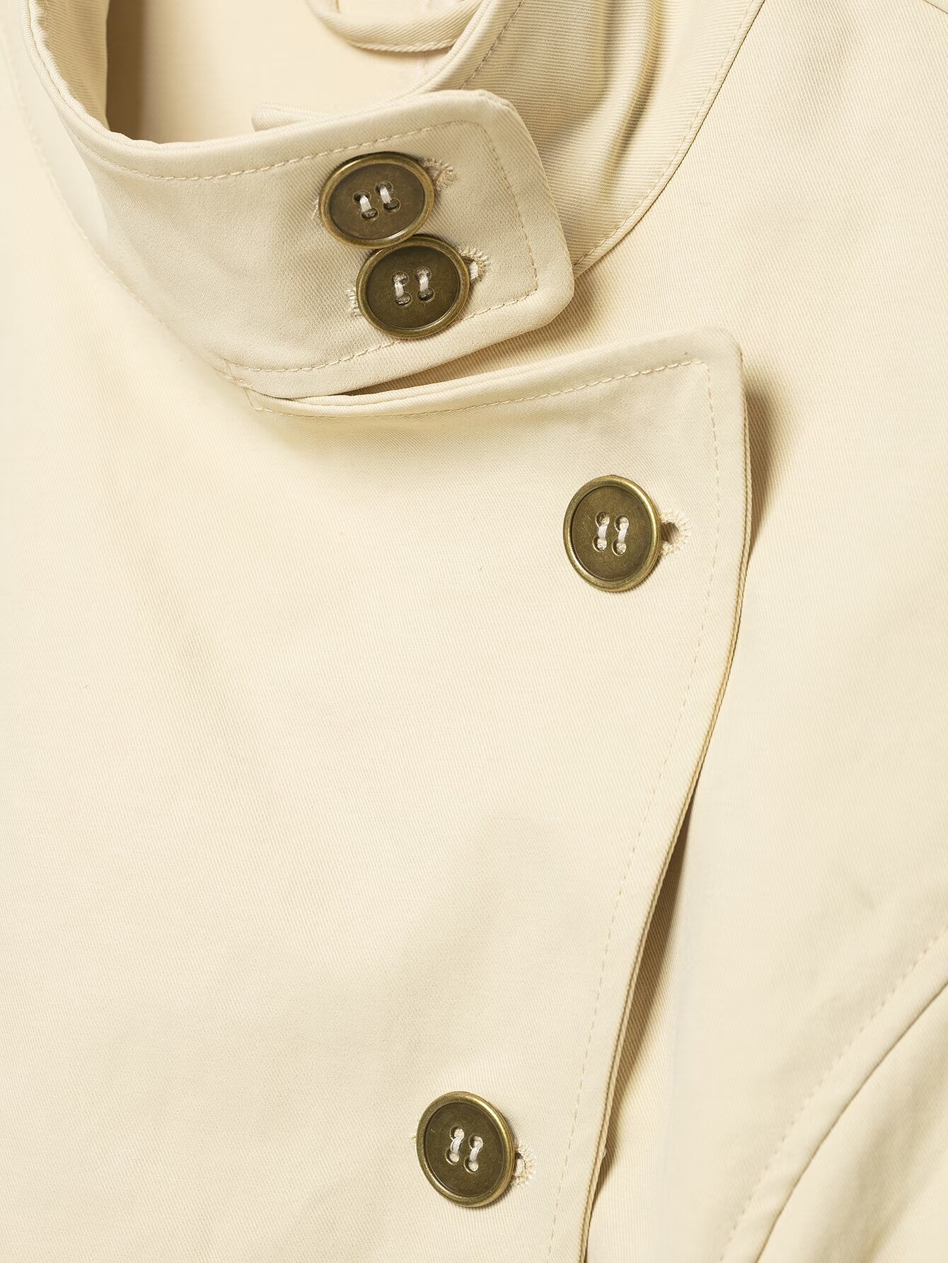 Asymmetric Button Jacket