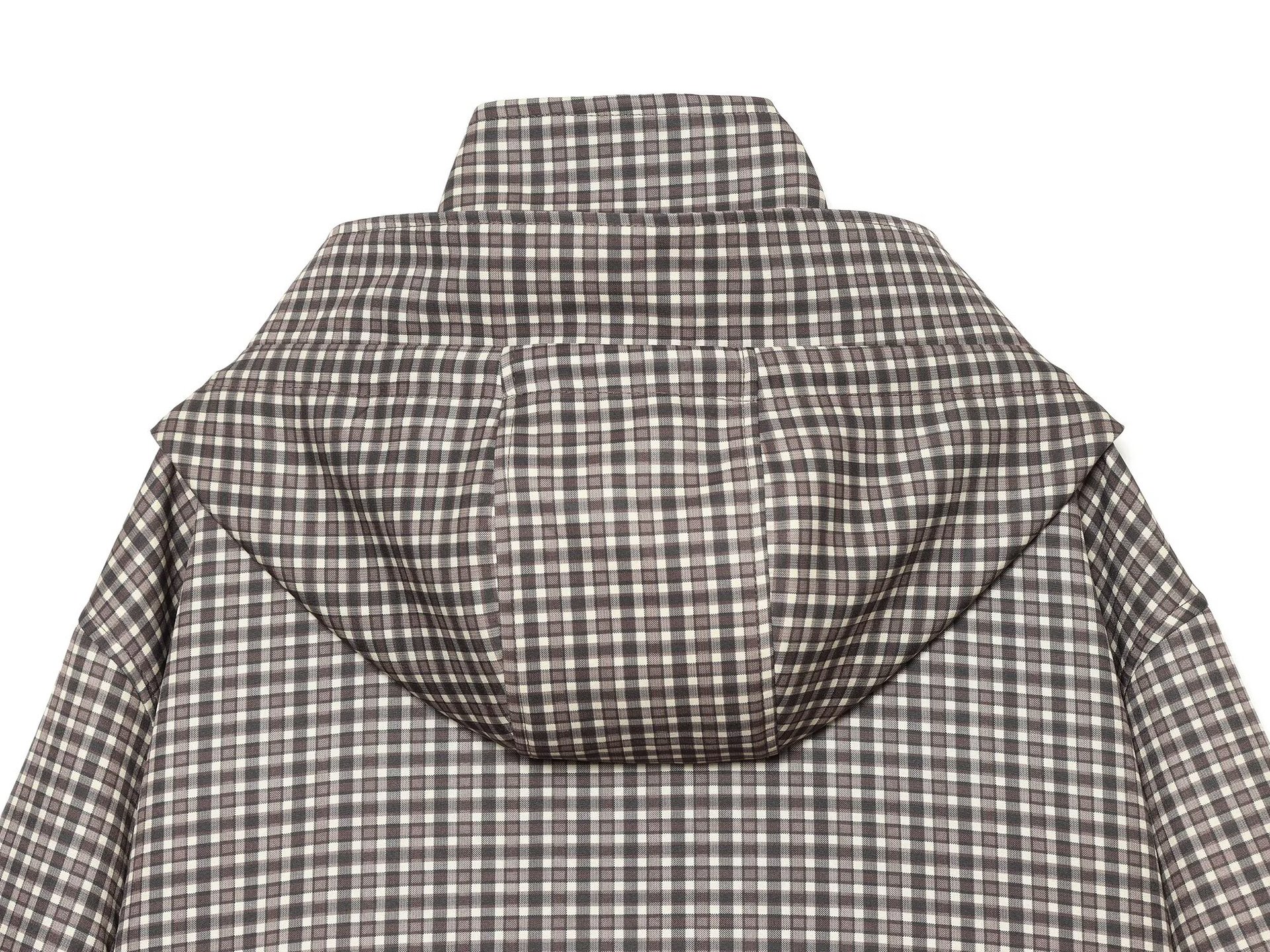 Hooded Check Jacket