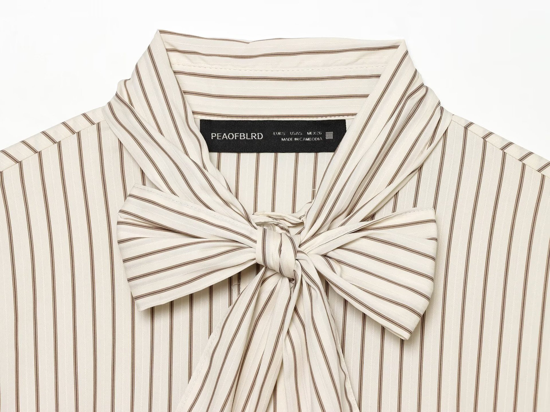 Bow-Neck Shirt