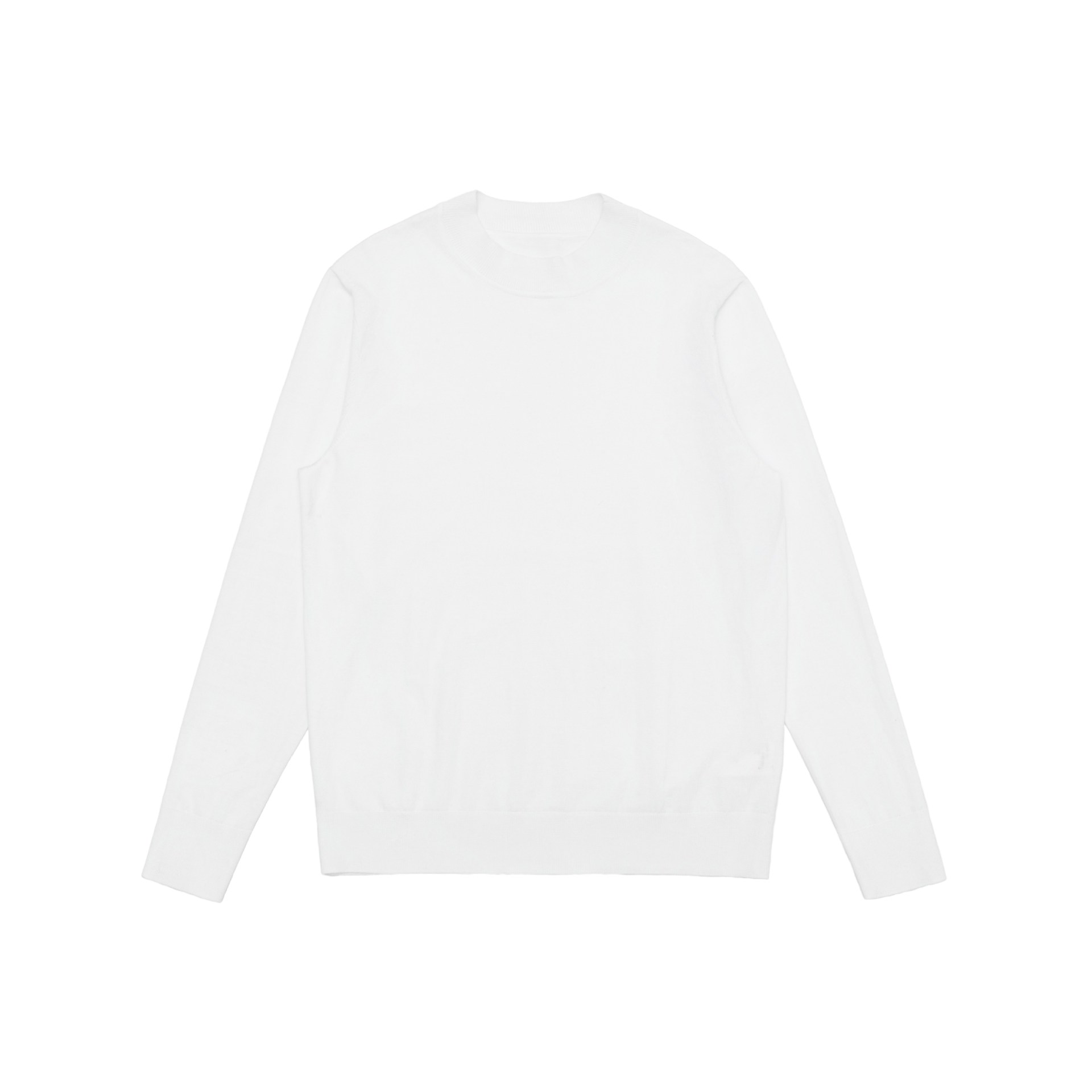 Men's Loose Long Sleeve Pullover Sweater Solid Color Knitwear