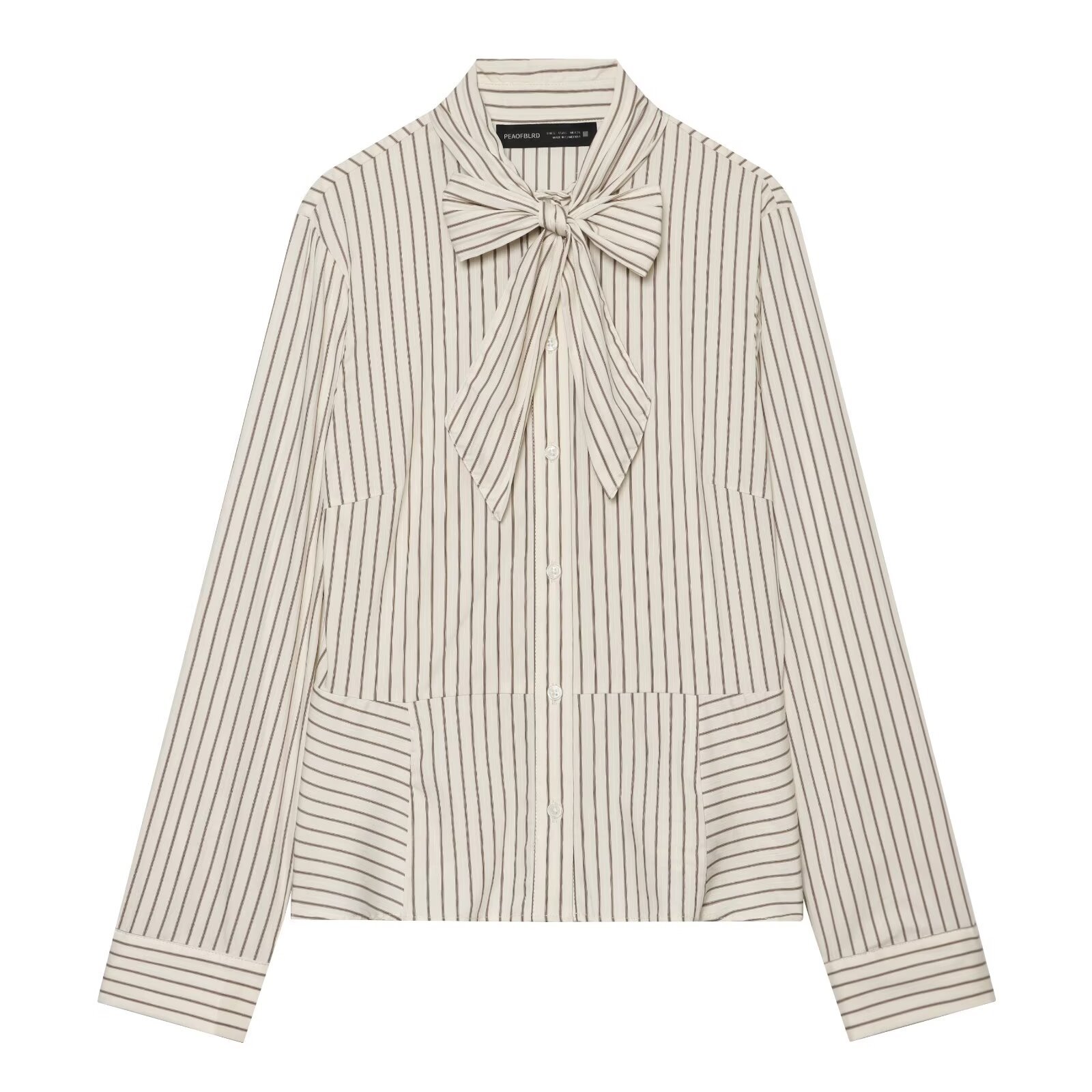 Bow-Neck Shirt
