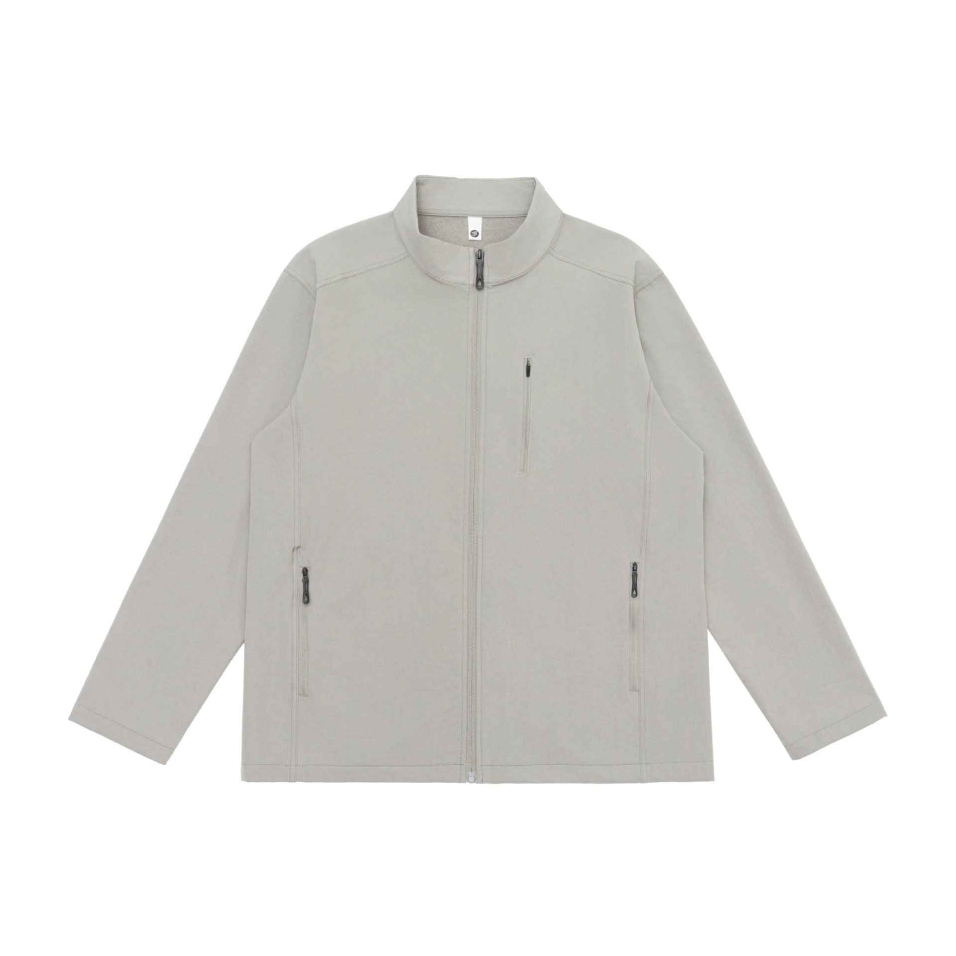 Patchwork Multi-Zipper Stand Collar Loose Fit Men's Jacket