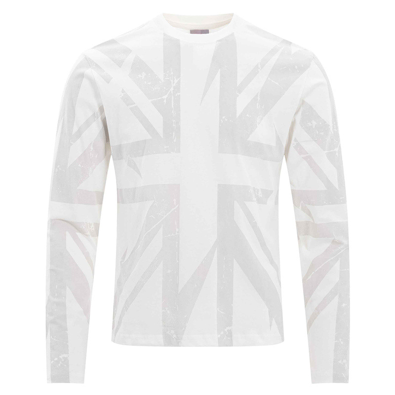 Round neck long sleeved T-shirt slim fit
