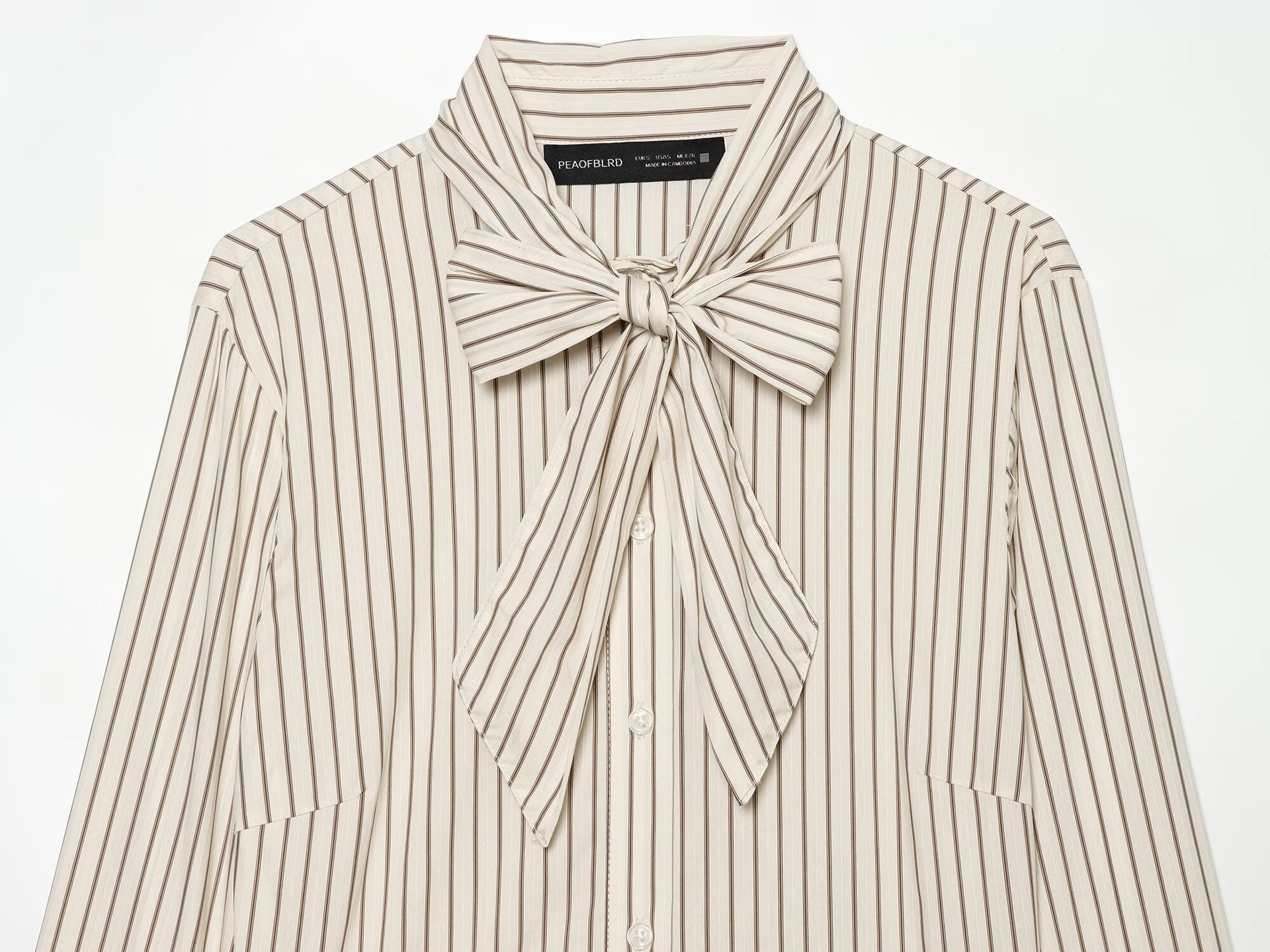 Bow-Neck Shirt