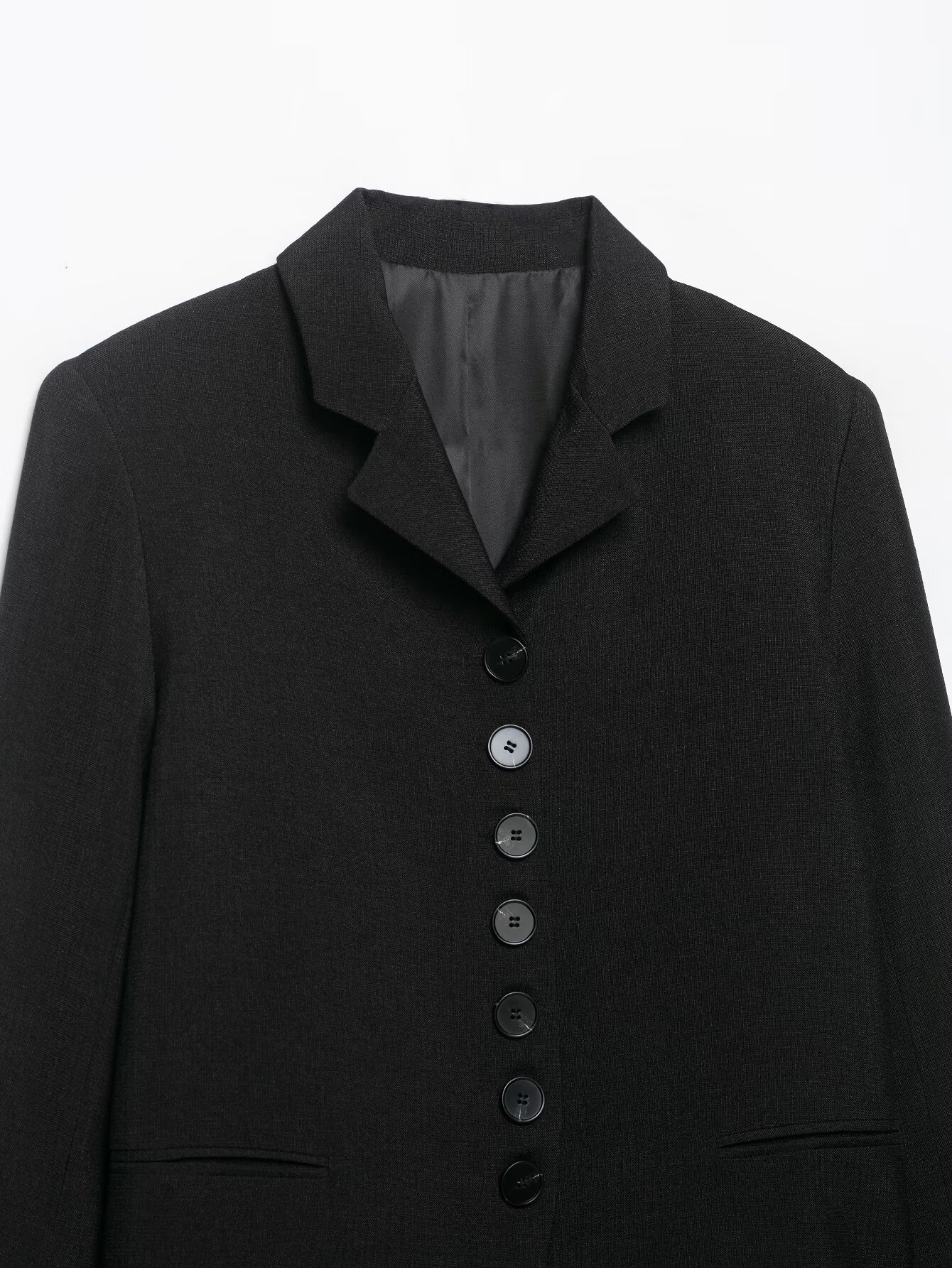 Fitted Single-Breasted Blazer