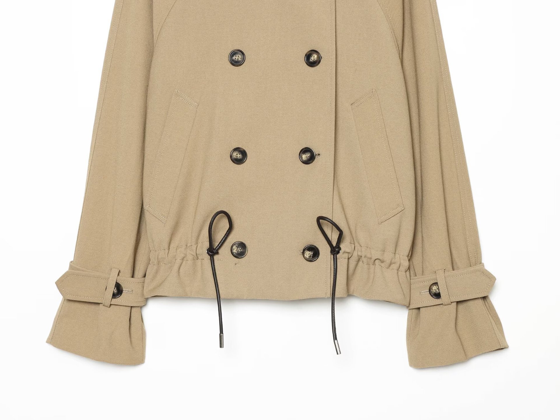 Drawstring Short Trench