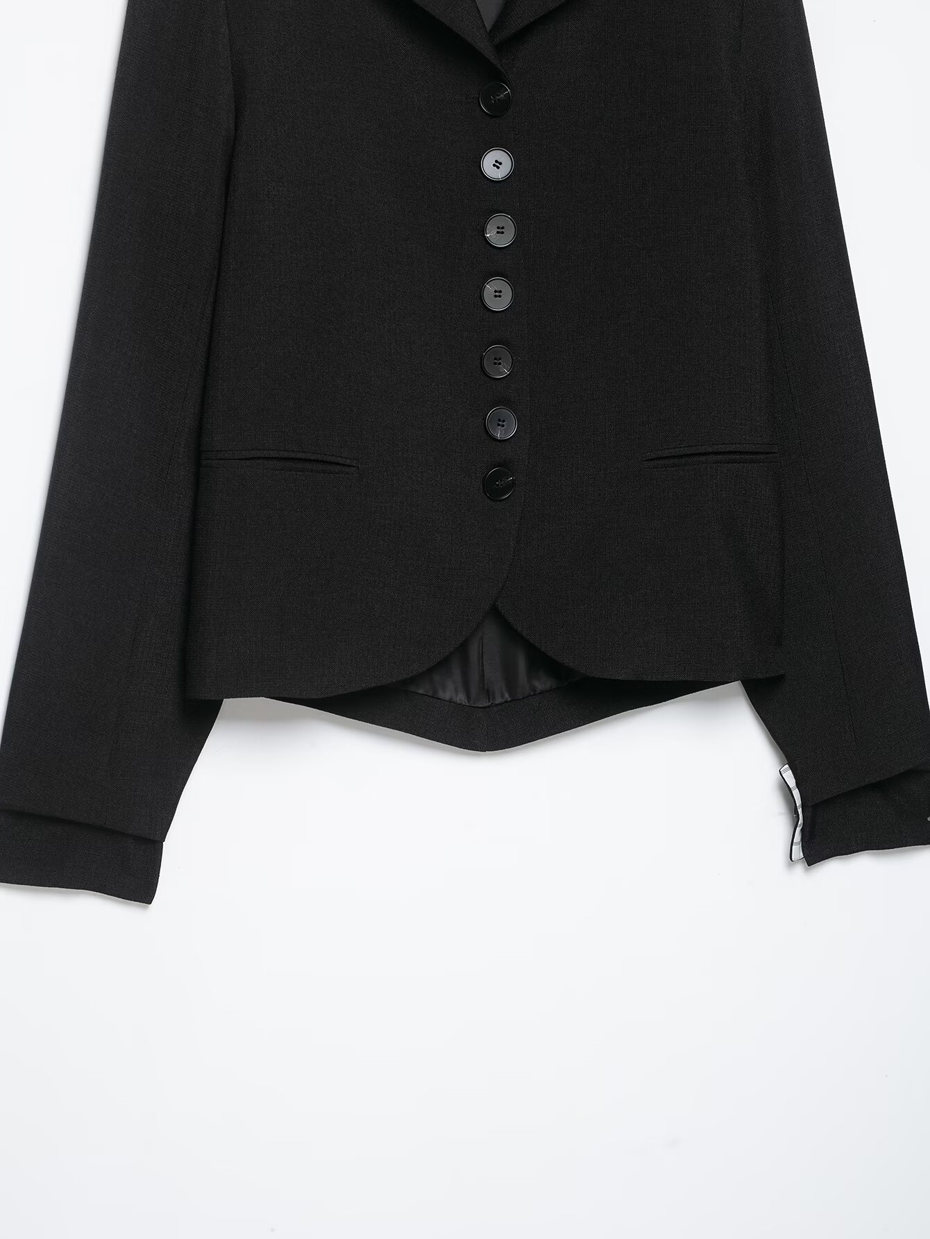 Fitted Single-Breasted Blazer