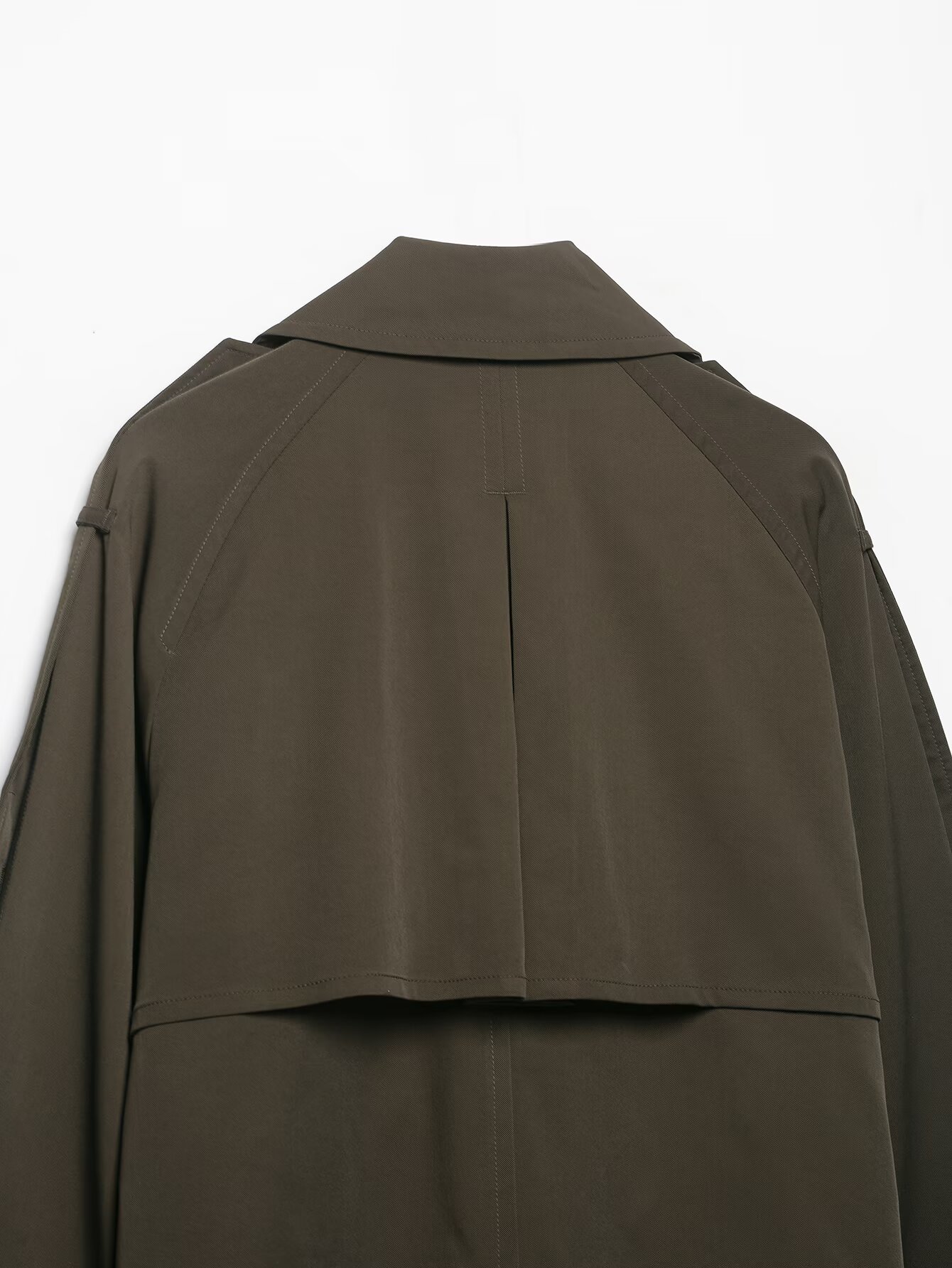 Cropped Double-Breasted Trench