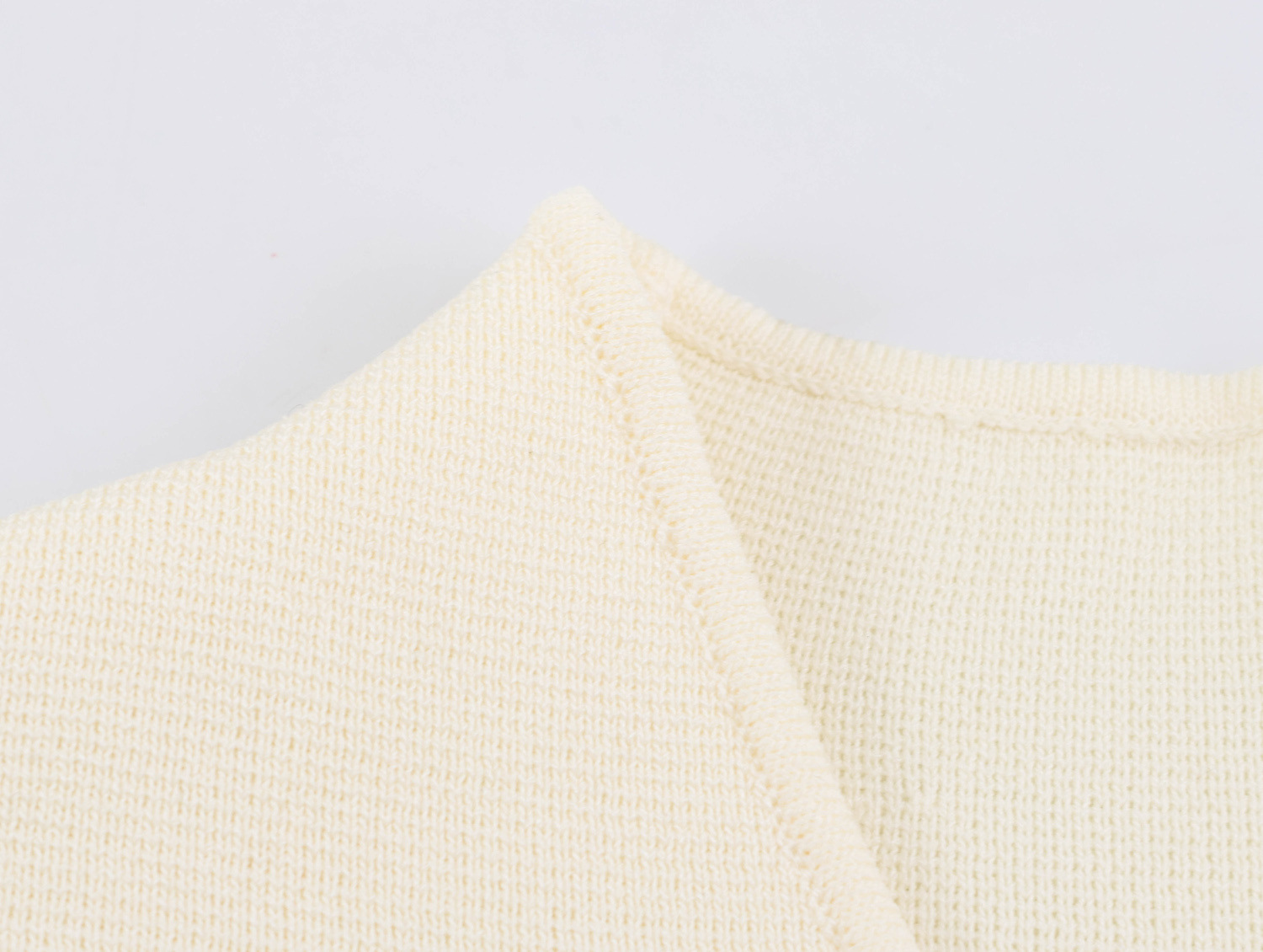 Stand-Collar Knit Vest