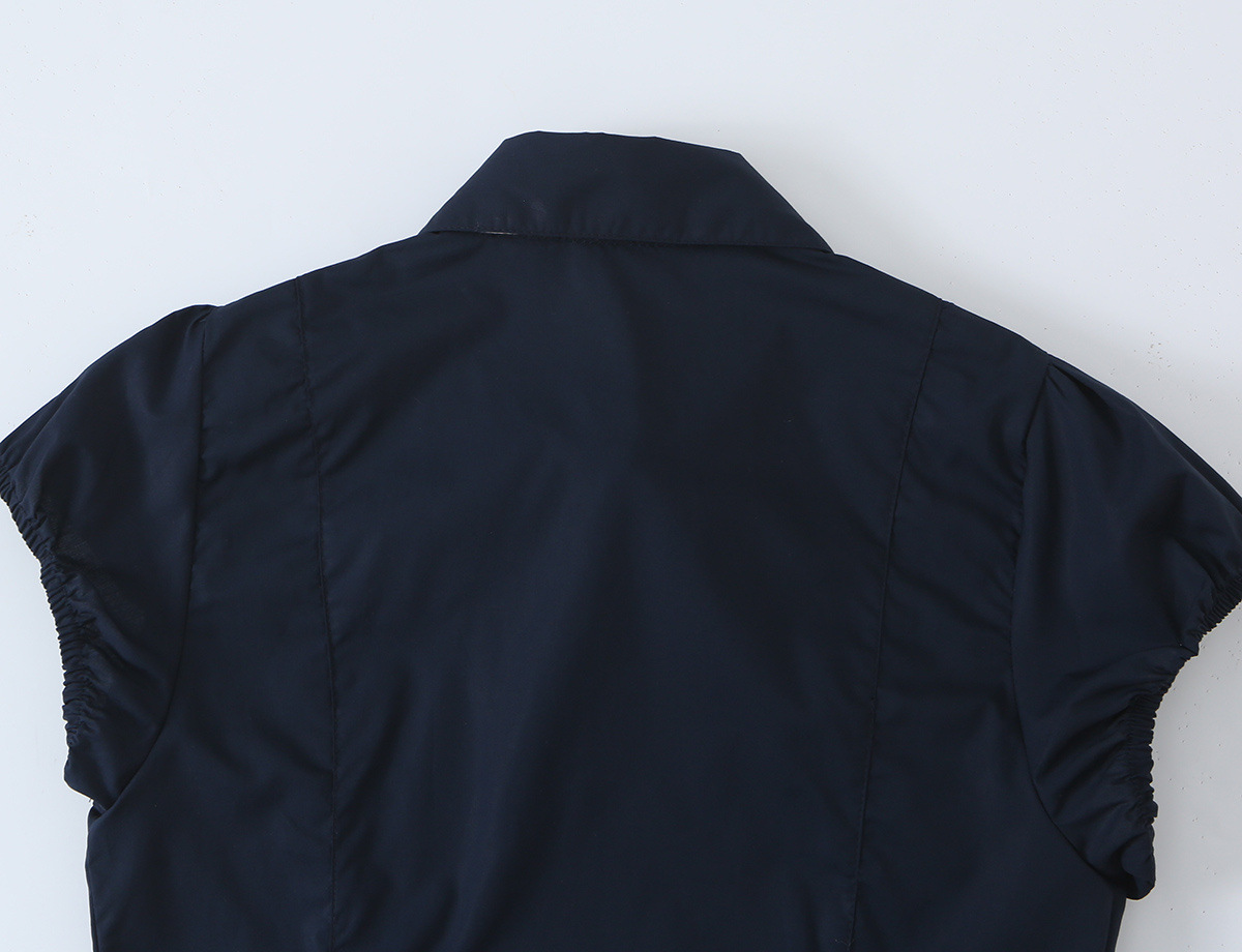 Bow-Detail Fitted Blouse