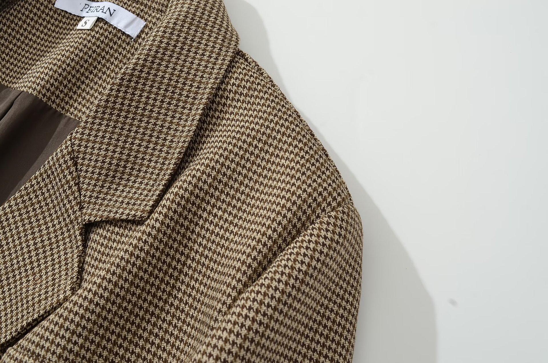 Tie-Waist Checked Jacket