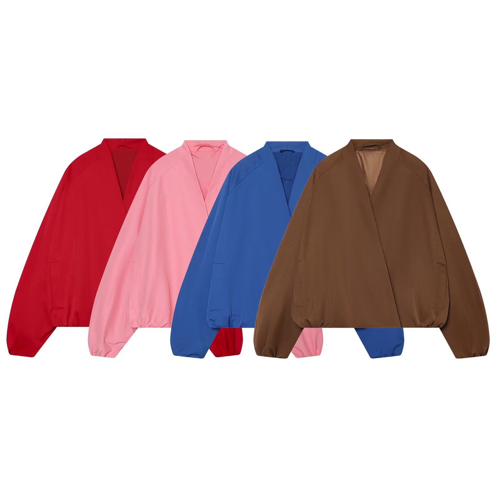 Versatile casual simple loose pilot jacket