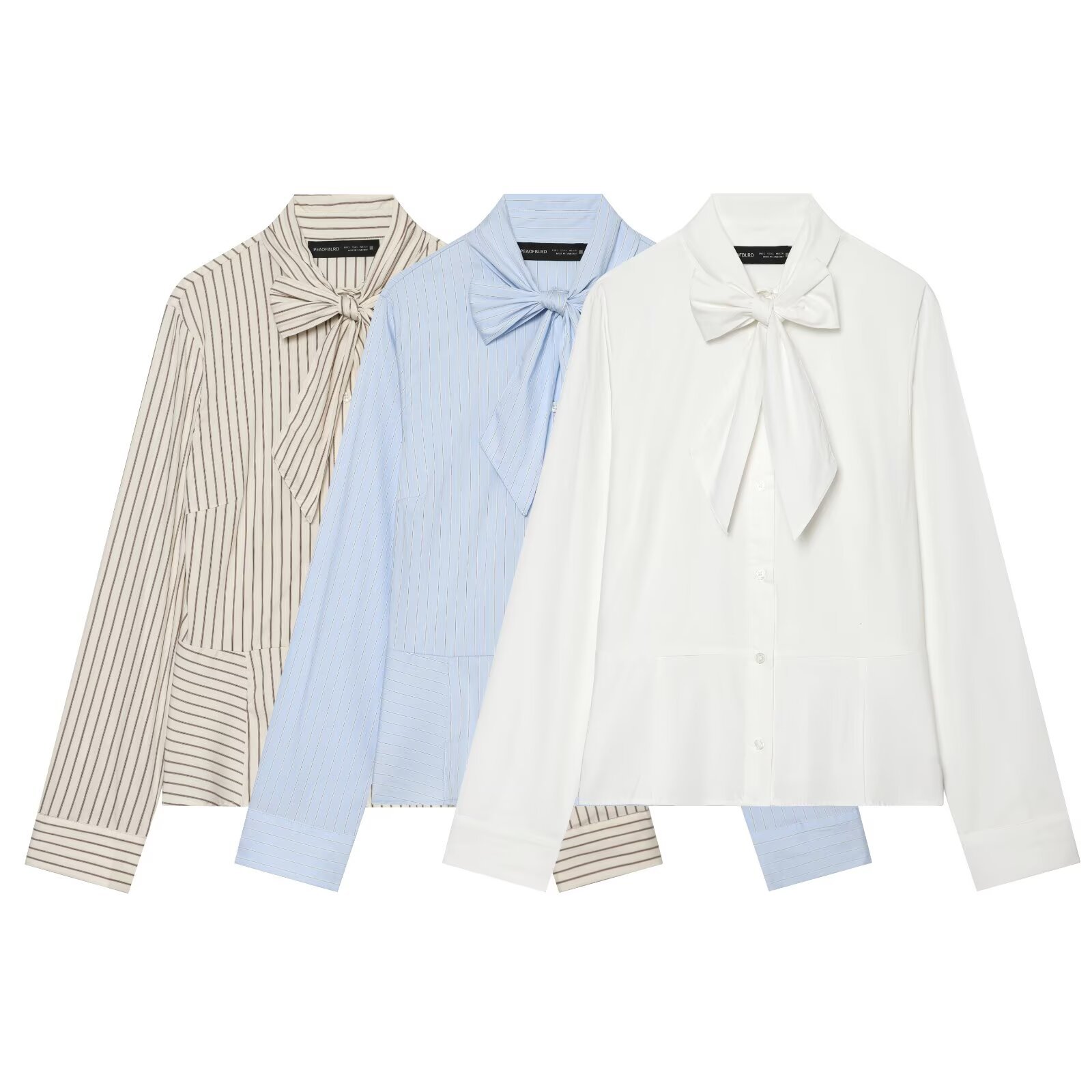 Bow-Neck Shirt