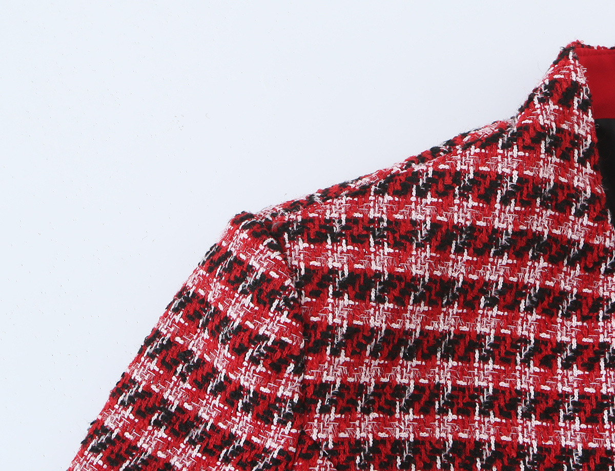 Checked Tailored Blazer