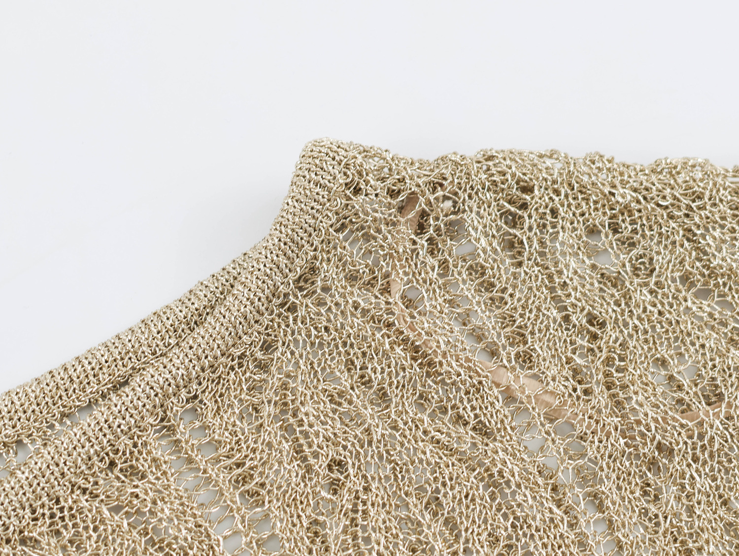 Fringed Tie-Waist Knit Top