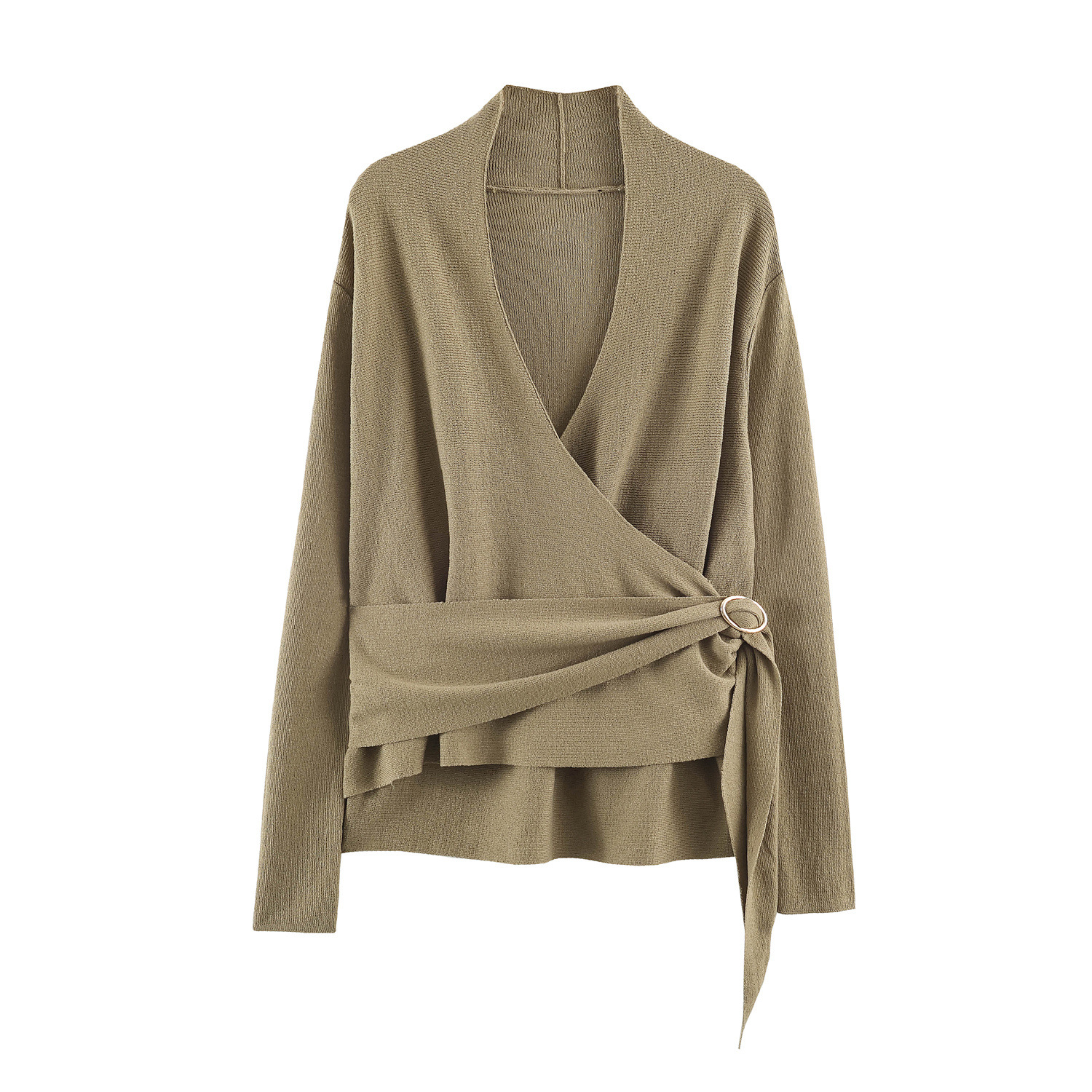 Tie-Waist Knit Cardigan