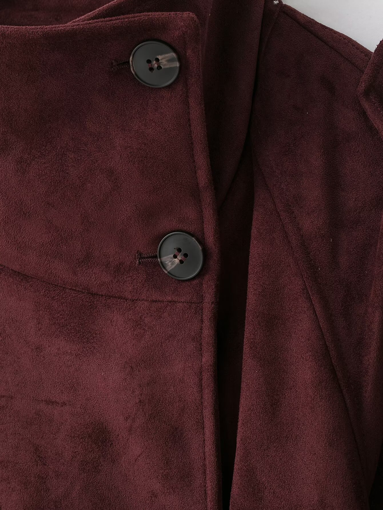 Belted Stand-Collar Jacket