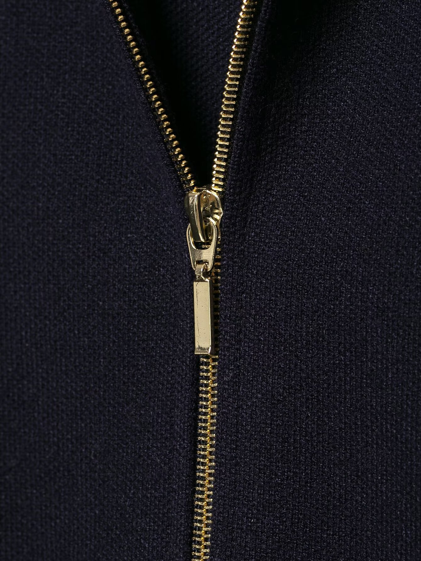 Relaxed Zip Knit Jacket