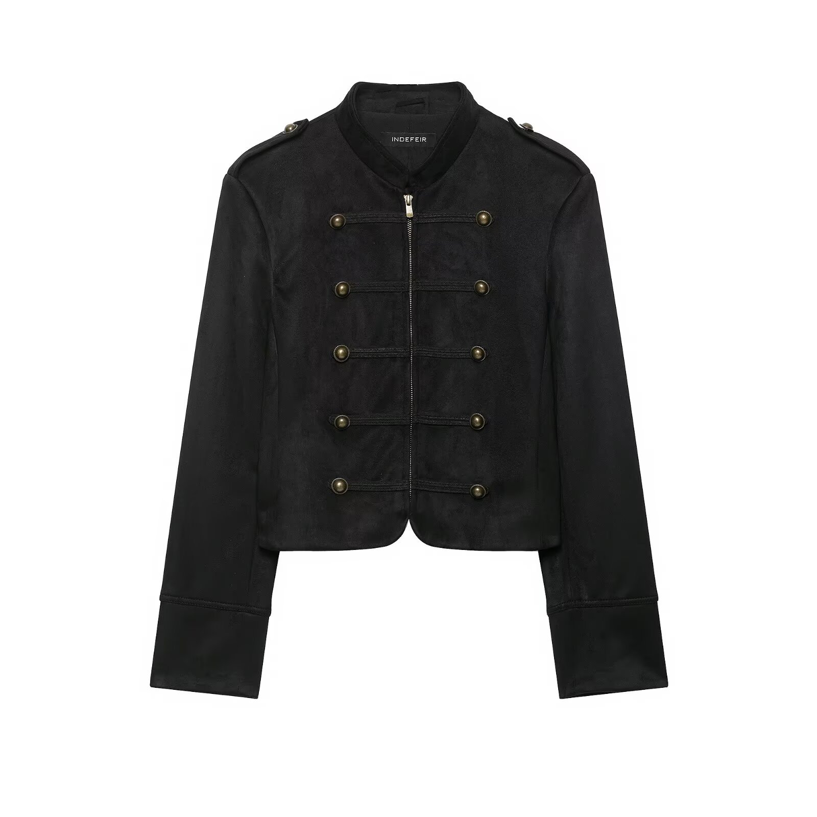 Long sleeved zipper jacket