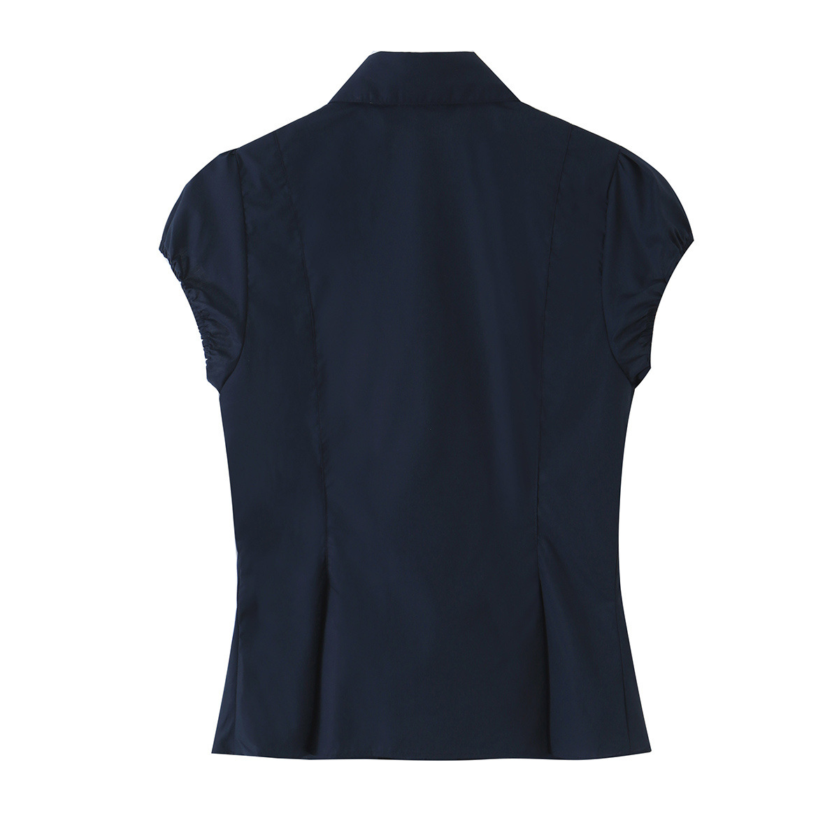 Bow-Detail Fitted Blouse