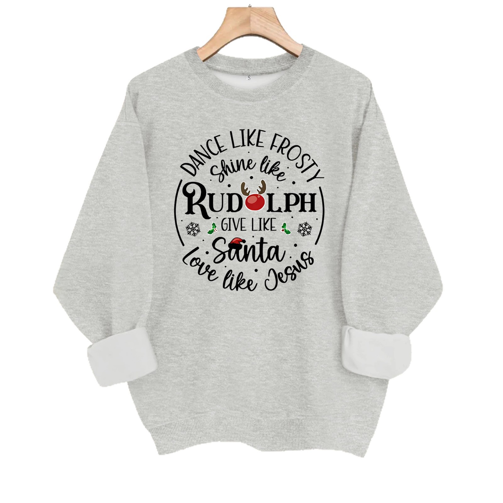 Long sleeved fleece hoodie