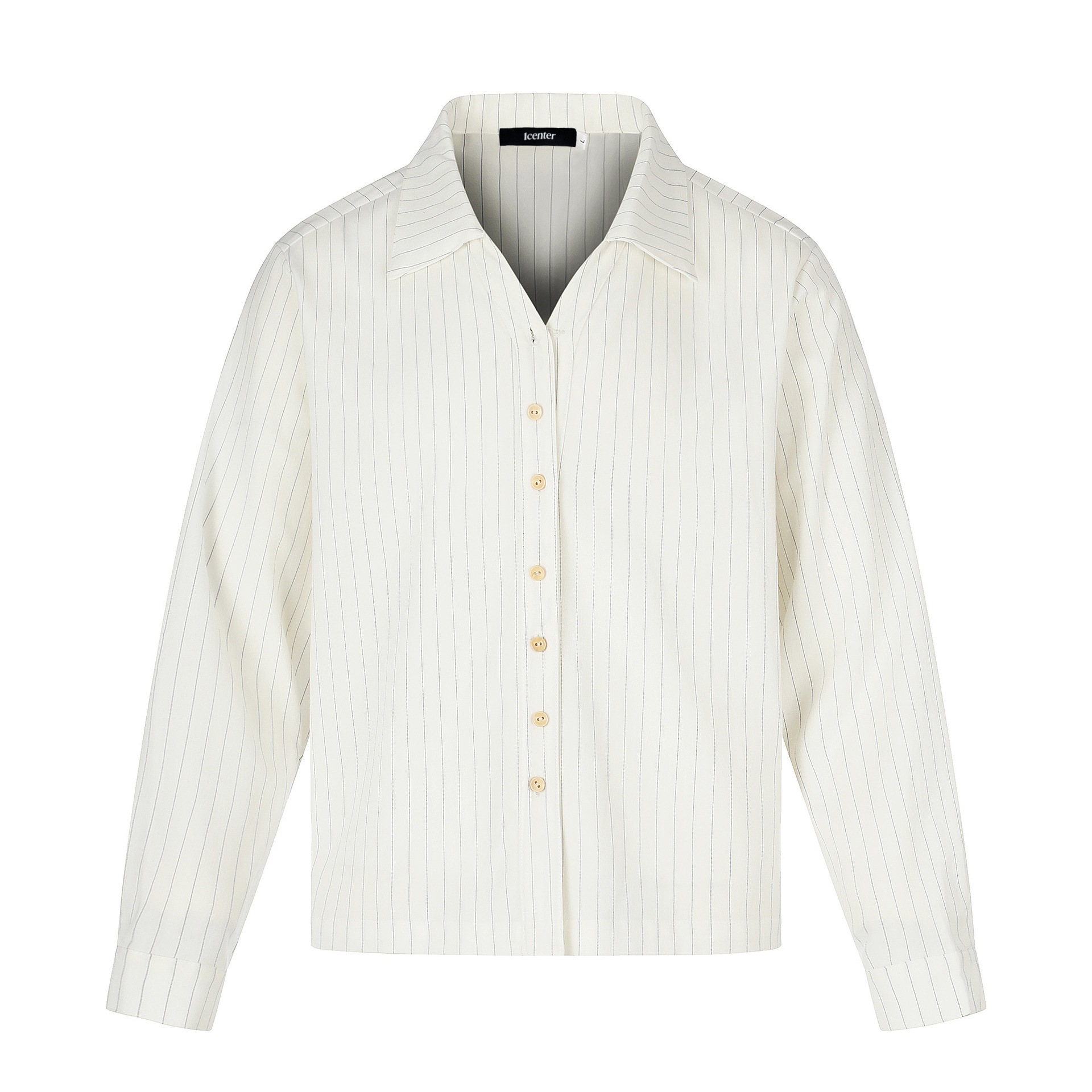 Striped Long Sleeve Lapel Shirt