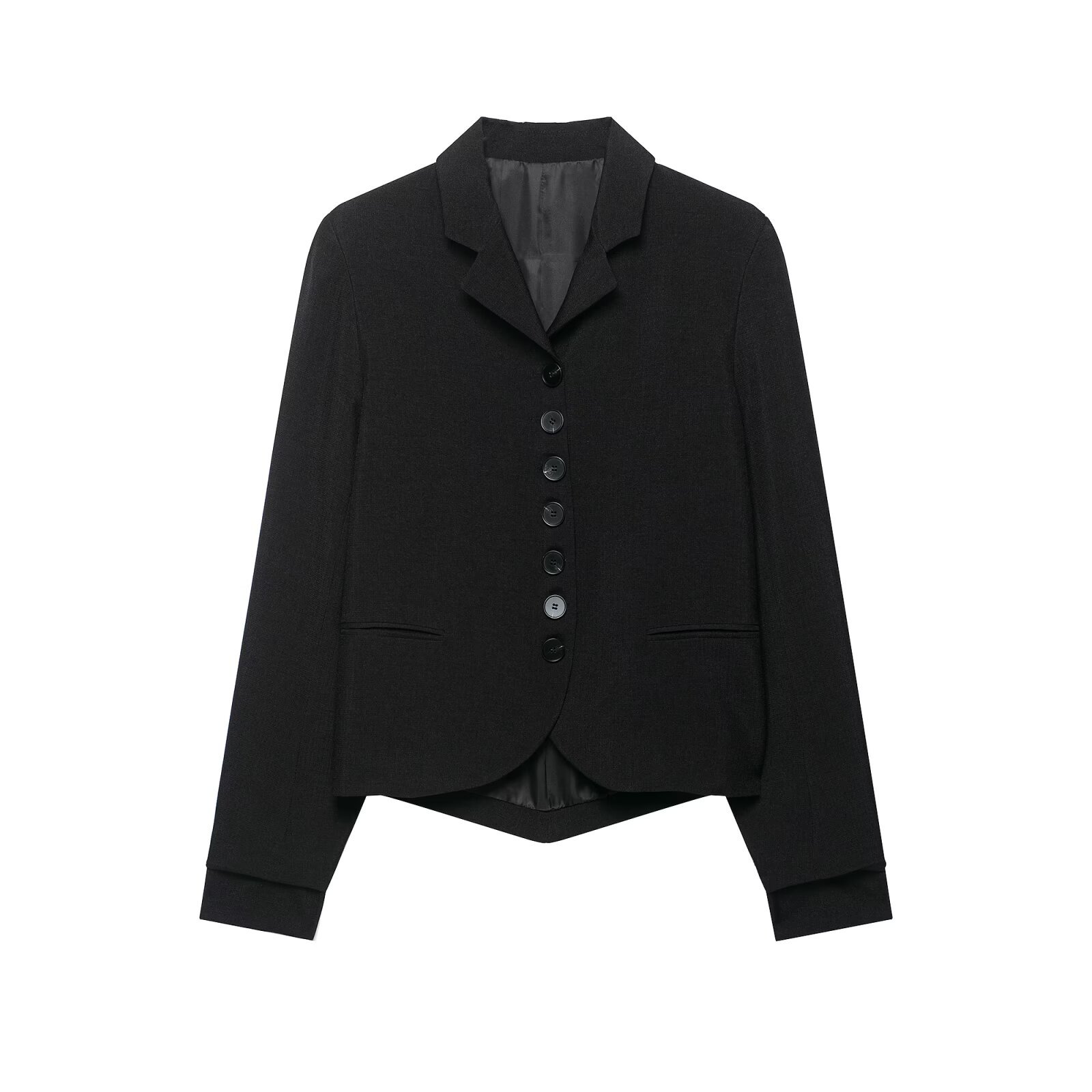 Fitted Single-Breasted Blazer