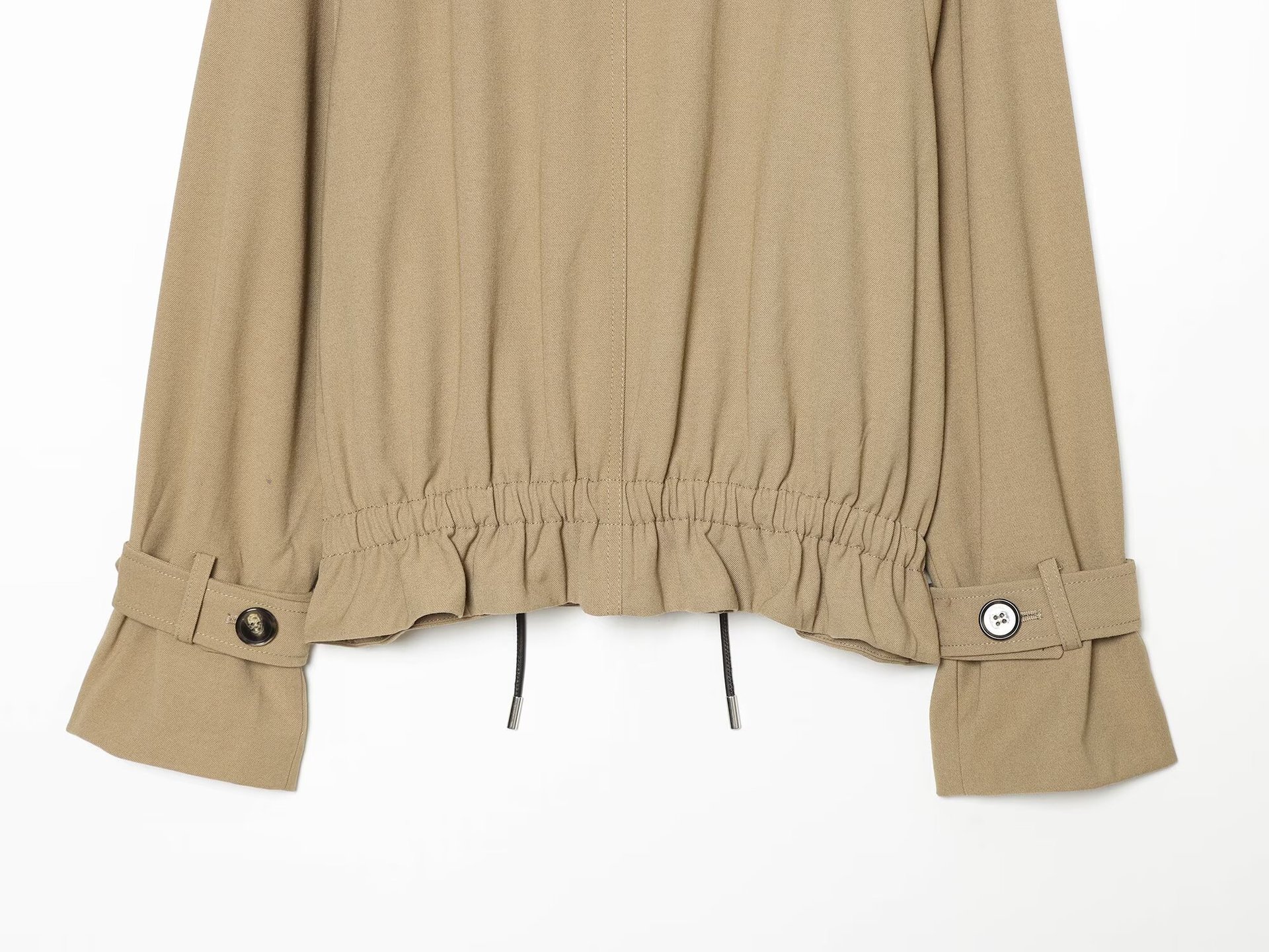 Drawstring Short Trench