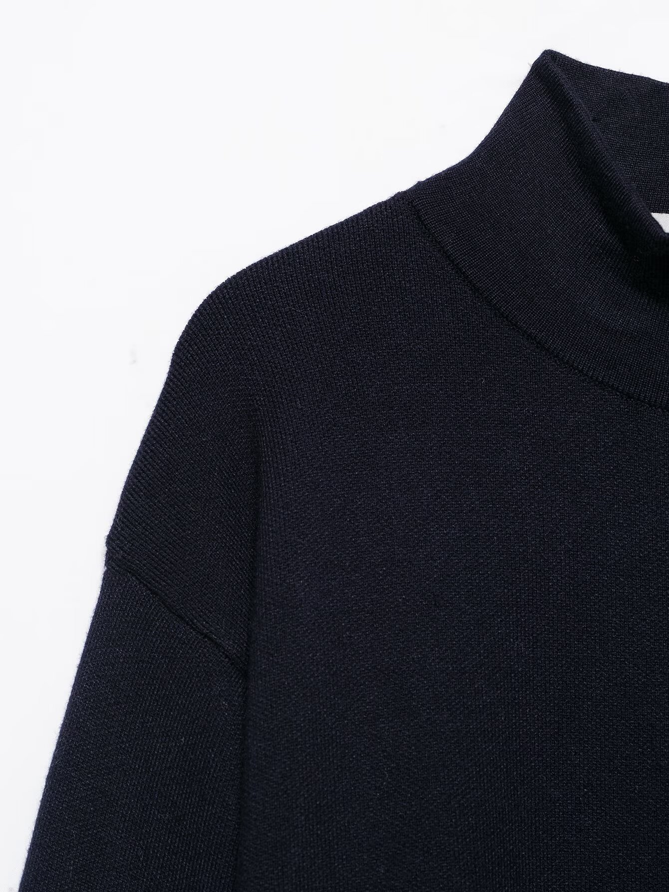 Relaxed Zip Knit Jacket