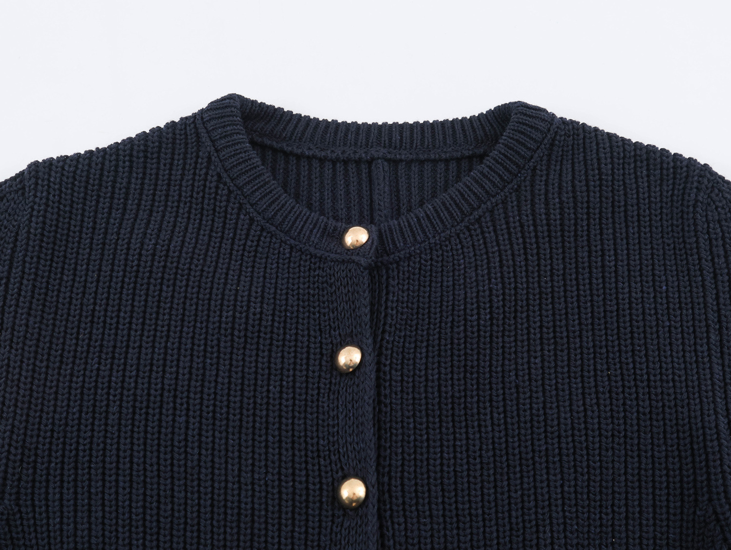 Peplum Knit Cardigan