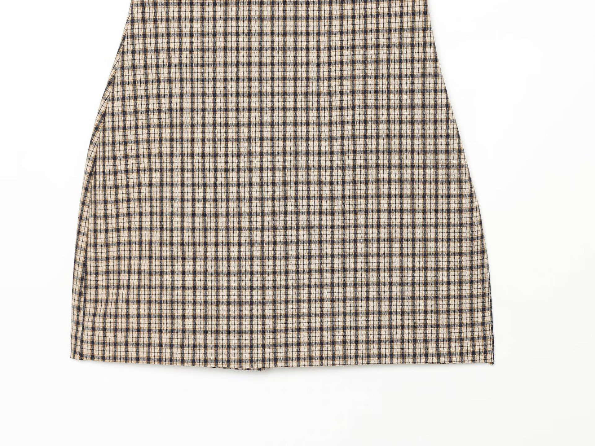 Checked Sleeveless Playsuit