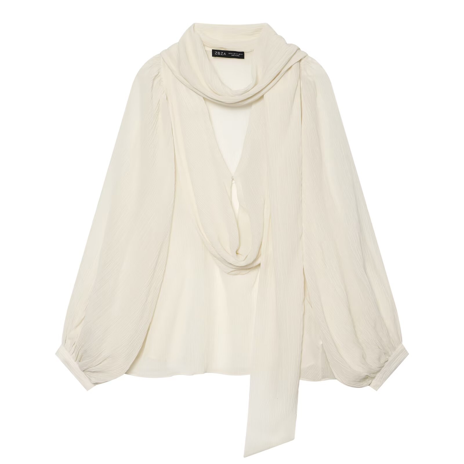 Bow embellished long sleeved shirt for women's wear