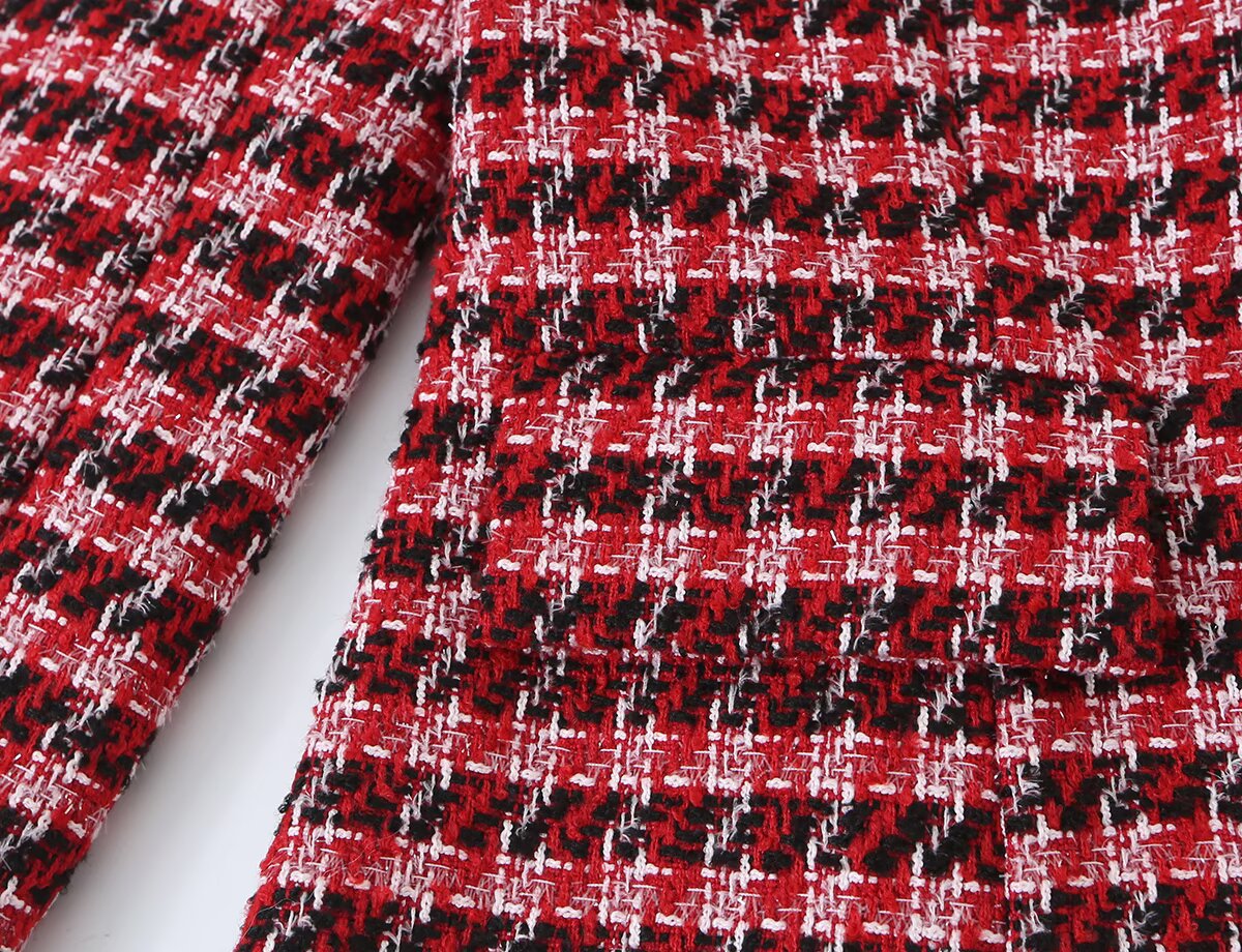 Checked Tailored Blazer