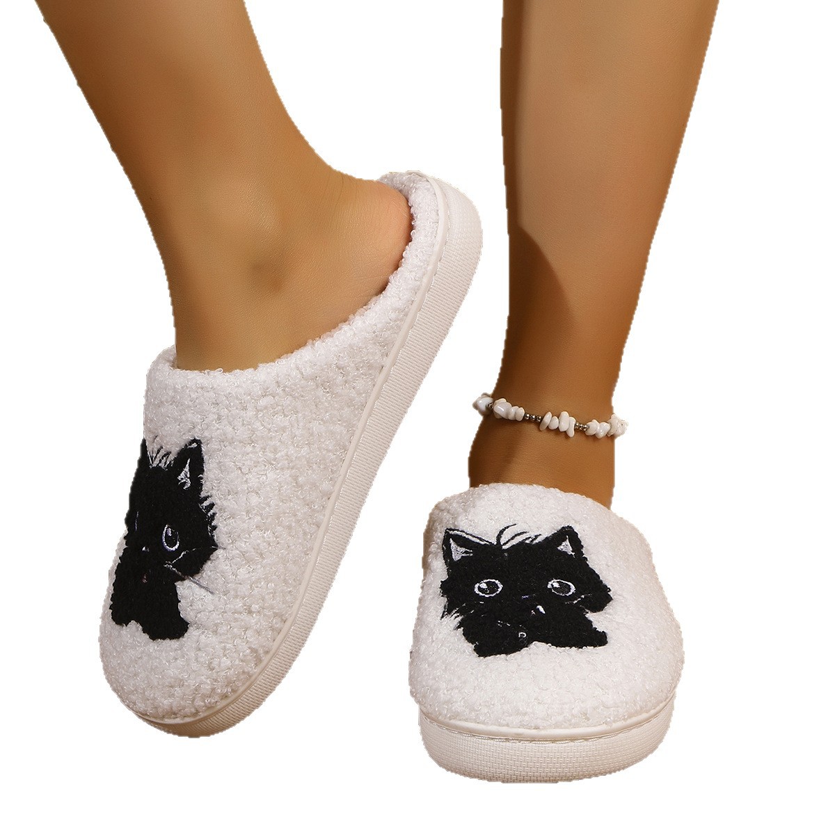 Black Kitten Slipper