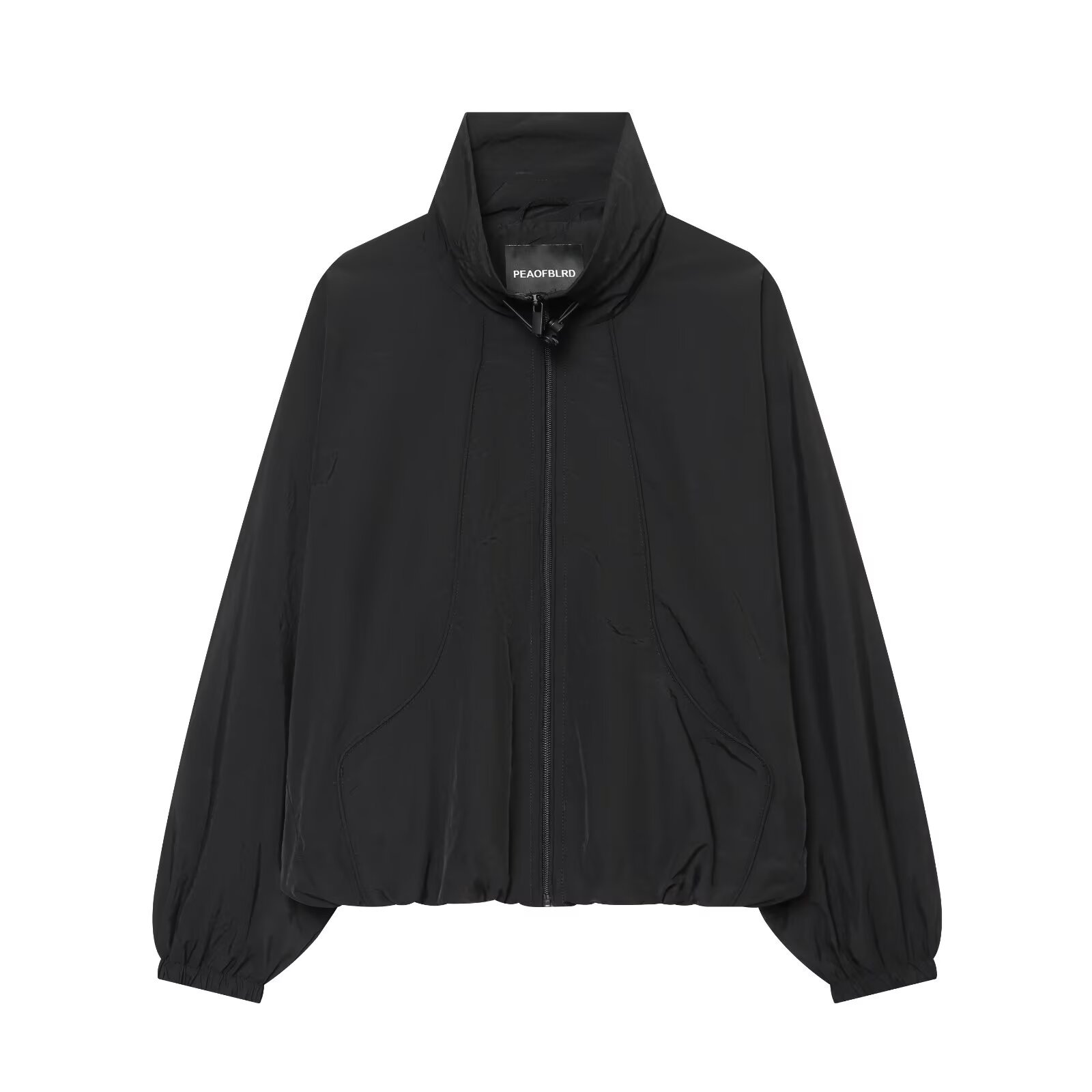 Long sleeved stand up collar jacket
