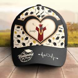 She Believed She Could So She Did - Personalized Classic Cap